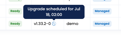 Maintenance List View